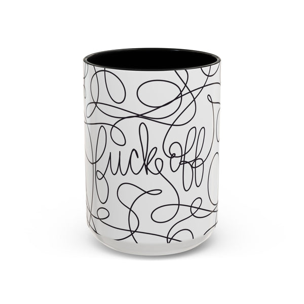 Fuck Off Mug (Cursive)