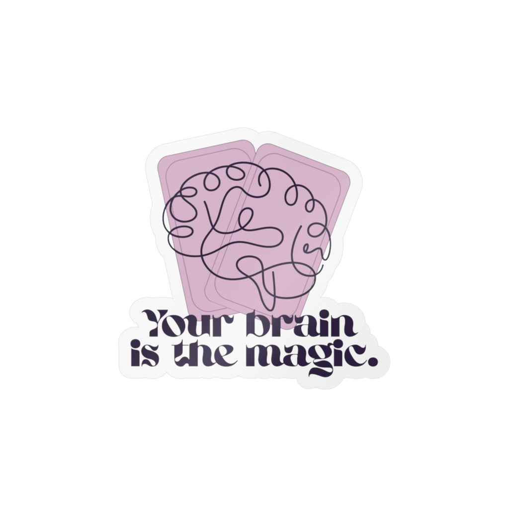 Your Brain Is the Magic Tarot Sticker
